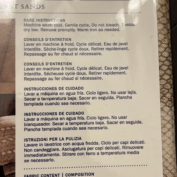 Ralph Lauren Sellek Python Standard Pillowcases X 2 new - Picture 7 of 8